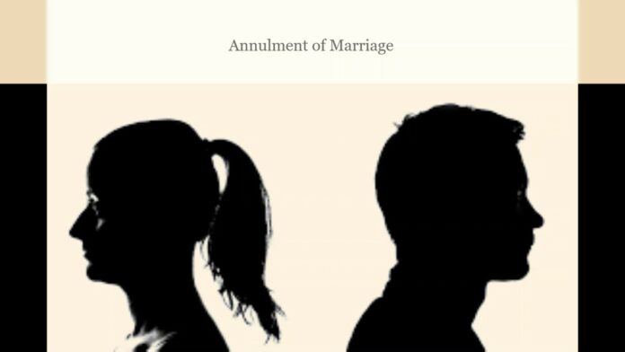 Annulment of Marriage Annulment of Marriage