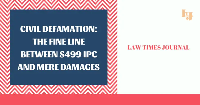 civil defamation civil defamation