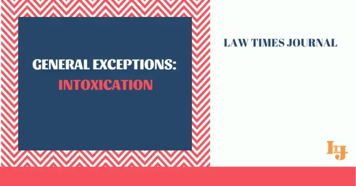 Intoxication intoxication